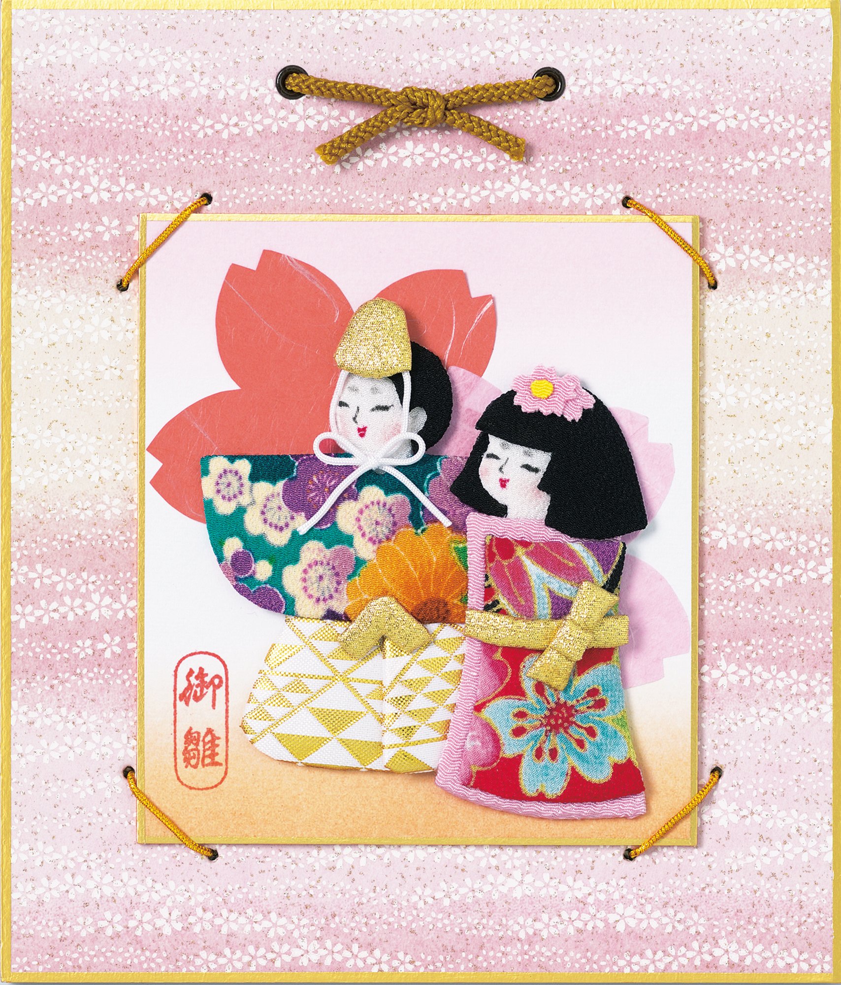 Panami 押絵 キット 豆色紙 たち雛 HM-7