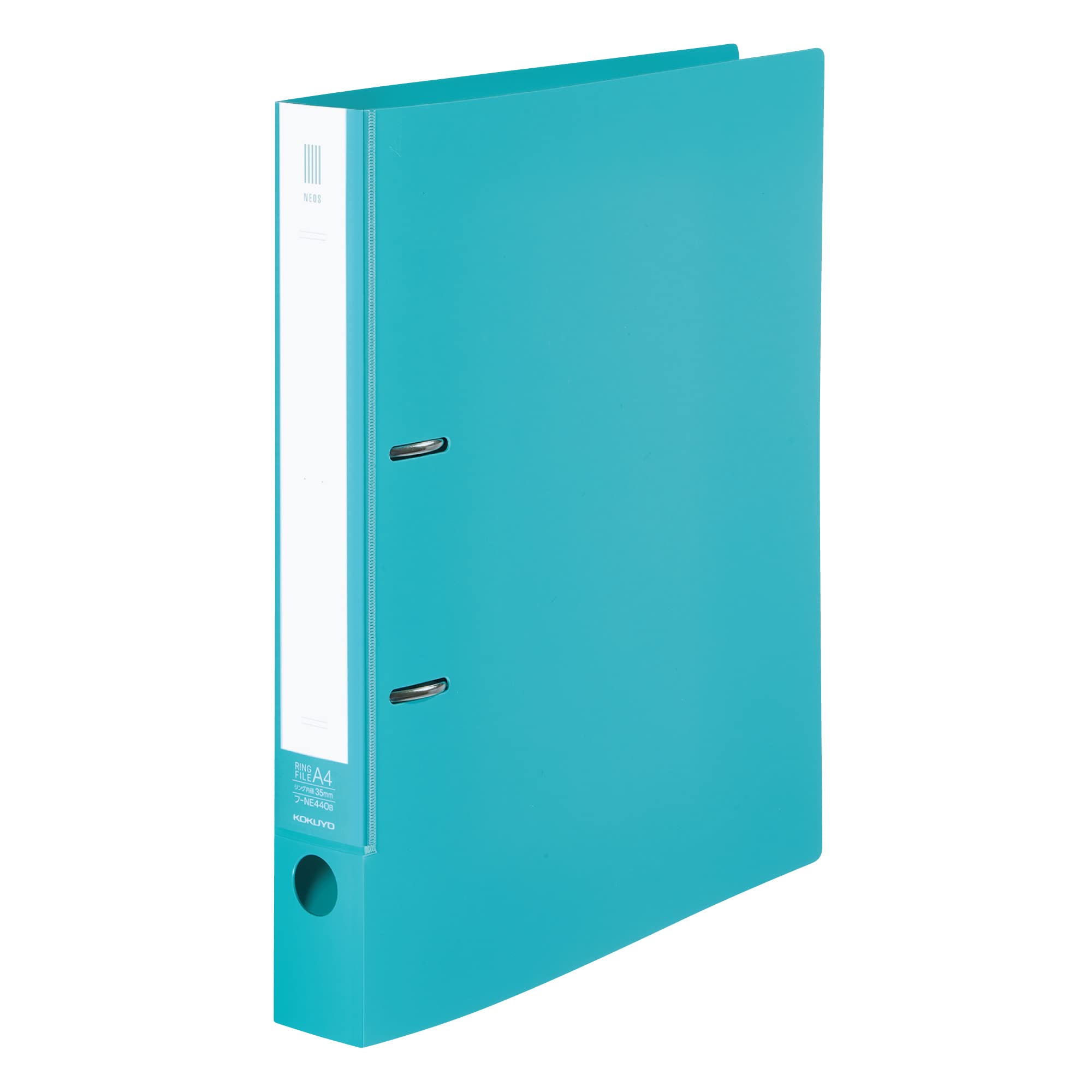 コクヨ(KOKUYO) ファイル リングファイル NEOS A4 2穴 330枚収容 ターコイズブルー フ-NE440B