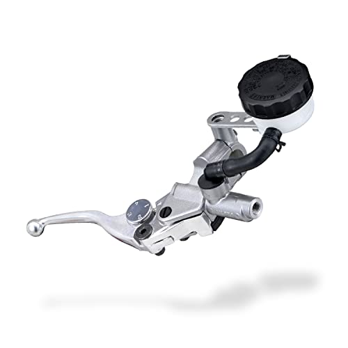 デイトナ(Daytona) NISSIN(ニッシン) バイク用 ブレーキマスターシリンダー 横型 1/2インチ シルバーボディ/バフクリアー シ