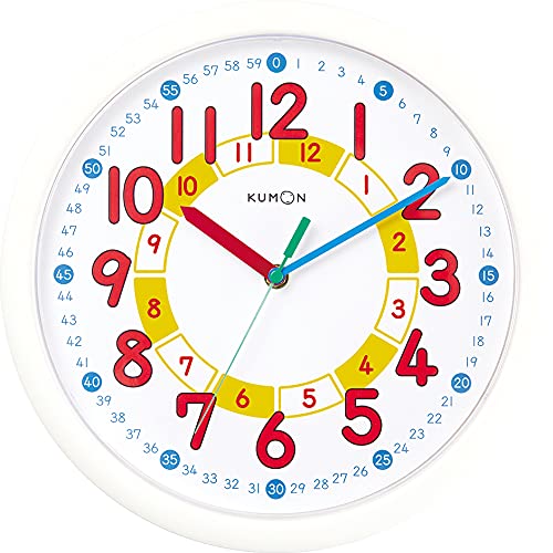 kichibeiのくもん出版(KUMON PUBLISHING) スタディクロック DC-53 ホワイト 知育玩具 おもちゃ 3歳以上 KUMON｜アングル2