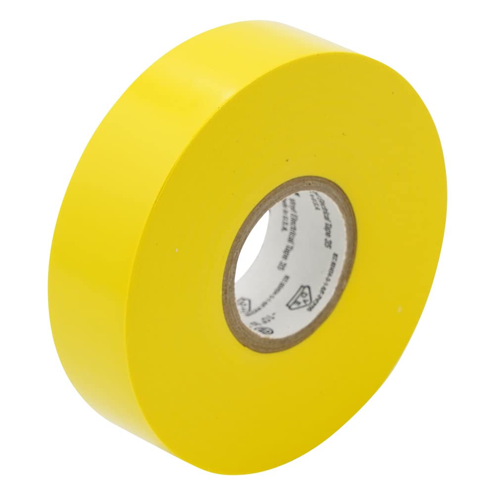 3M スコッチ No.35 ハーネステープ 黄色 19mmX0.18mmX20m 電気絶縁