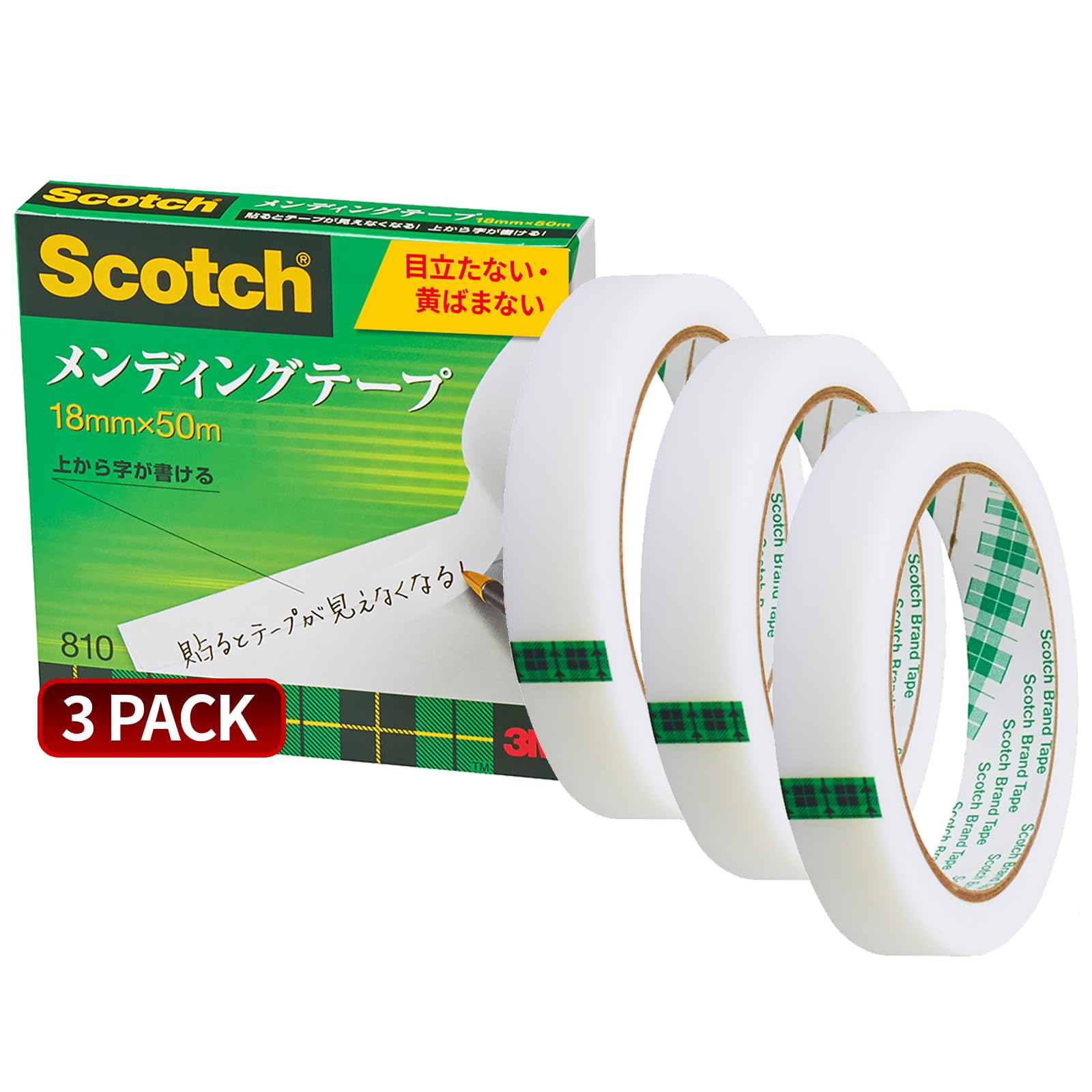 3M å ơ ǥ󥰥ơ 紬 18mm30m 3ѥå 810-3-18-SIOC