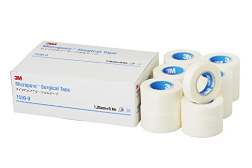 スリーエム(3M) マイクロポア(TM) サージカルテープ12.5mm×9.1m 24巻 1530-0