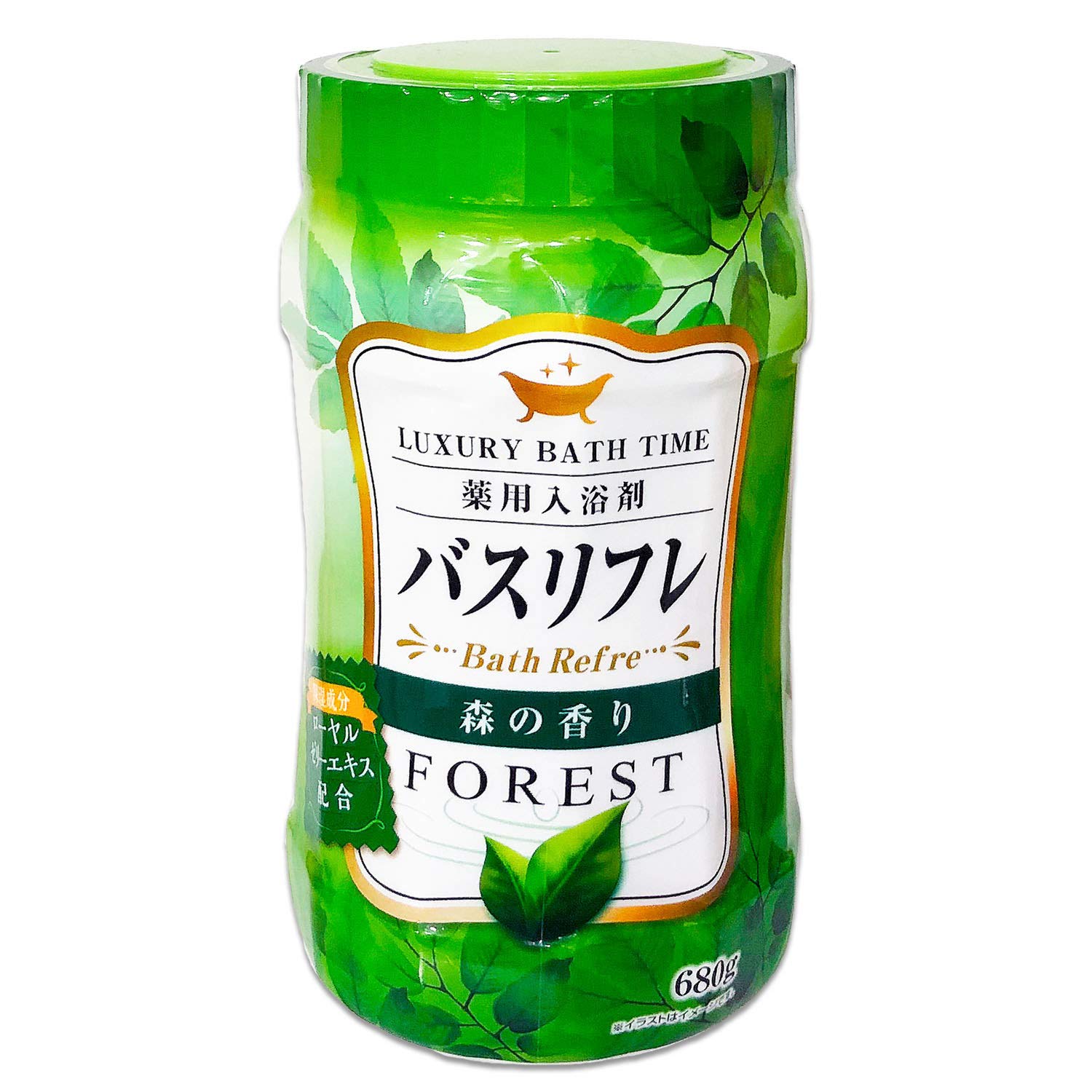ライオンケミカル バスリフレ 薬用入浴剤 緑 森の香り 680 グラム