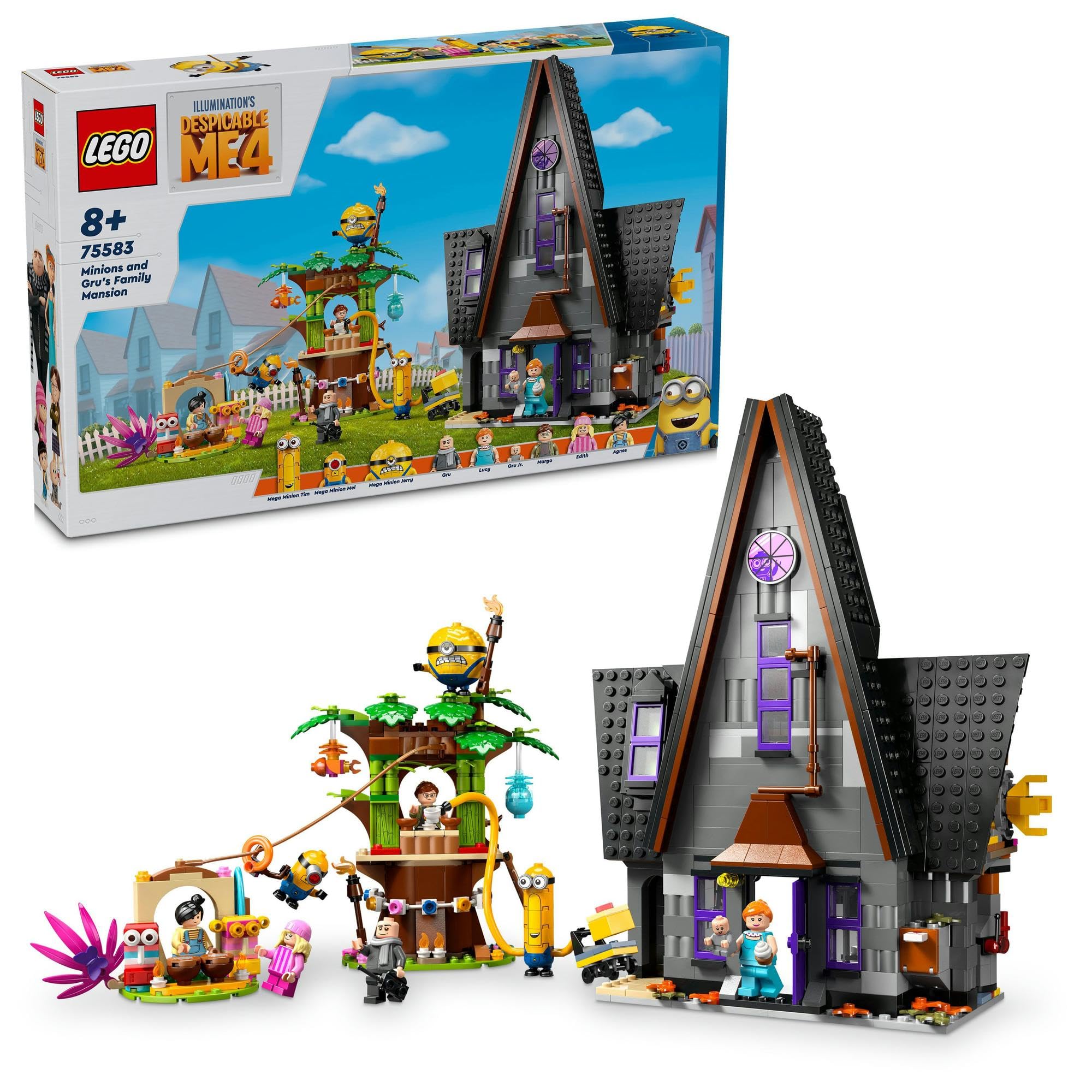 レゴ(LEGO) ミニオン ミニオンとグルー一家のおうち おもちゃ 玩具 プレゼント 誕生日 ブロック クリスマス 女の子 男の子 子供 8歳のサムネイル