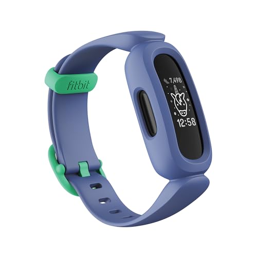 Fitbit Ace 3 ͸ȥå ߥå֥롼/ȥ꡼ [8֤ΥХåƥ꡼饤]