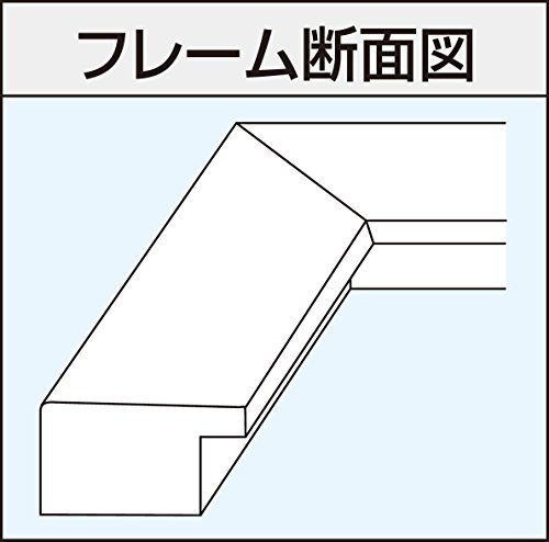 NAKABAYASHI デジタルプリントフレーム B4判/A4判 ホワイト フ-DPW-B4-W