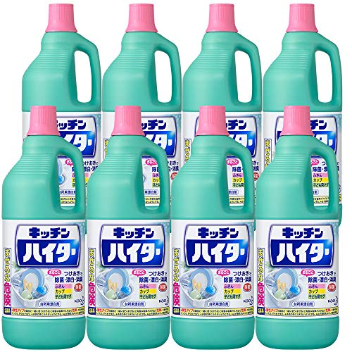 【ケース販売】 ワイドハイター キッチンハイター 台所用漂白剤 大容量 1500ml×8個