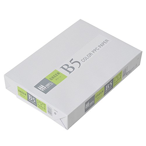 APP カラーコピー用紙 B5 グリーン 紙厚0.09mm 500枚