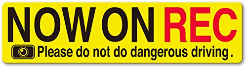 セイワ(SEIWA) 車外用品 マグネットステッカー ドライブレコーダー メッセージサイン NOW ON REC イエ..
