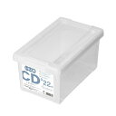 天馬 ディスク収納ボックス CDいれと庫 ライト (ケース販売) 18個入 クリア 約15×17.5×30cm(2)