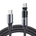セイワ(SEIWA) 車内用品 スマホ充電器ケーブル USB TypeC ケーブル CtoC ブラック D623 ケーブル長1.1m Type-