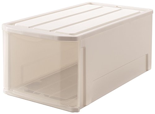 天馬 前面から中身が見えやすい押し入れ収納ケース フェミーネケース 74深型 引き出し 前に倒れるのを..