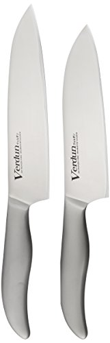 下村工業 日本製 ヴェルダン 三徳 165mm / 牛刀 180mm / 包丁 2本セット モリブデン バナジウム 鋼 食..