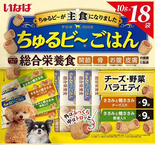 Bolo - いなば ちゅるビ~ごはん チーズ・野菜バラエティ 10g×18袋