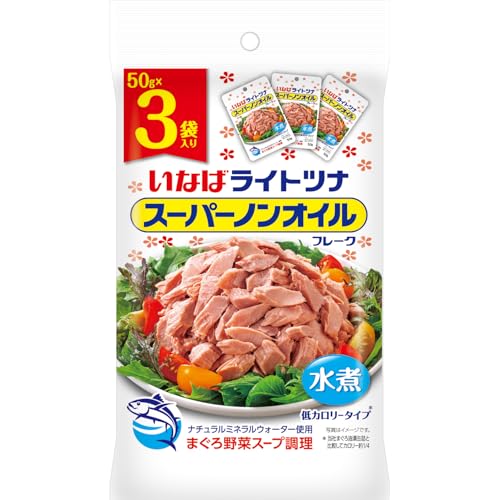 いなば ライトツナスーパーノンオイル3P ×4個
