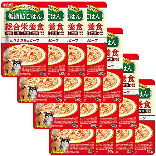 Rakuten - いなば 低脂肪ごはん とりささみ＆ビーフ 50g×16個セット