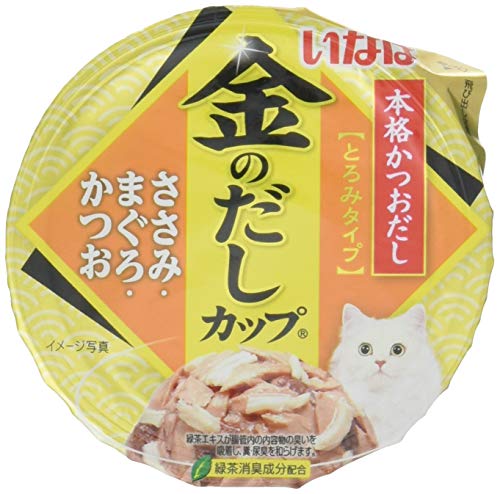 いなば 金のだしカップ ささみ・まぐろ・かつお 70g 6個セット