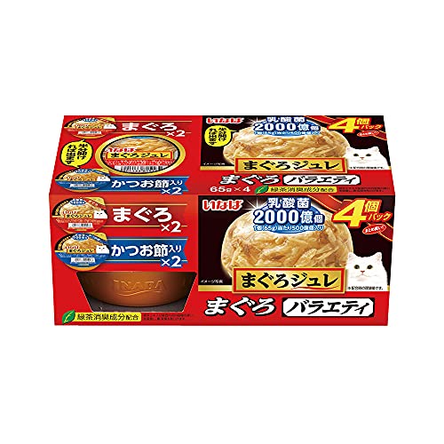 樂天商城 - いなば まぐろジュレ 乳酸菌入り まぐろバラエティ 65g×4個