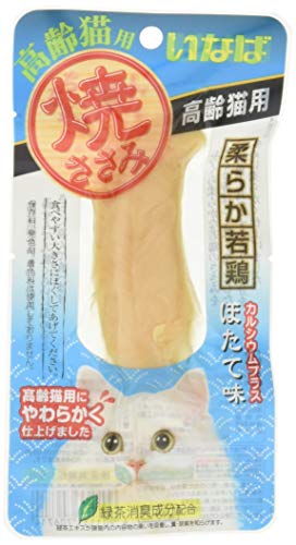 いなば 焼ささみ 高齢猫用 ほたて味 1本 6個セット