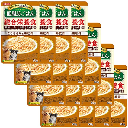 いなば 低脂肪ごはん とりささみ&鶏軟骨 50g 16個セット