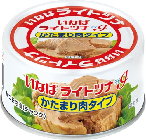 いなば食品 ライトツナアイチャンク かたまり肉タイプ 60g ×6個