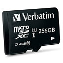 バーベイタム (Verbatim) microSD 256GB 最大90MB/s UHS-1 U1 class10 アイ・オー・データ機器による