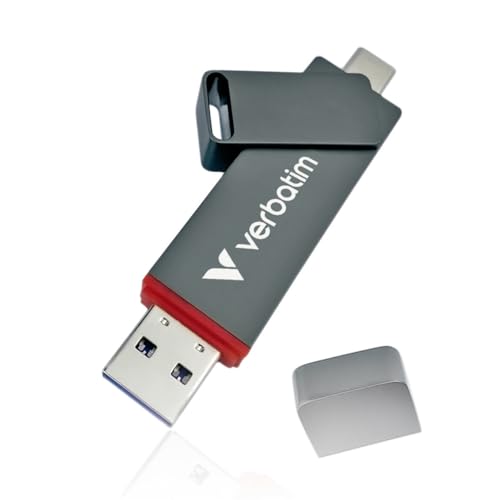 Verbatim バーベイタム 外付け SSD 256GB USB3.2 Gen1 USB-C/A両対応 最大530MB/s ポータブル スティ
