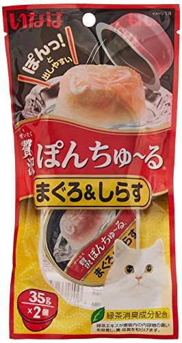 樂天商城 - いなば 贅沢ぽんちゅ~る まぐろ&しらす 35g×2個 6個セット