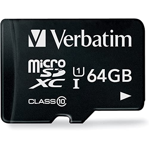バーベイタム(Verbatim) microSD 64GB 最大90MB/s UHS-1 U1 class10 アイ・オー・データ機器による安心