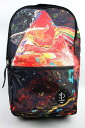 PINK FLOID / ALLOVER PRINT BACKPACK / black