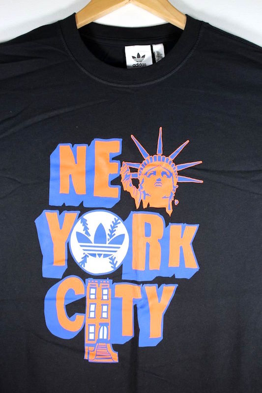 adidas ORIGINALS (アディダスオリジナルス) / "NEWYORK CITY" Tee / black　　　　アメリカ買い付け