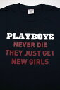 ACAPULCO GOLD (アカプルコゴールド) / "PLAYBOYS" Tee / navy