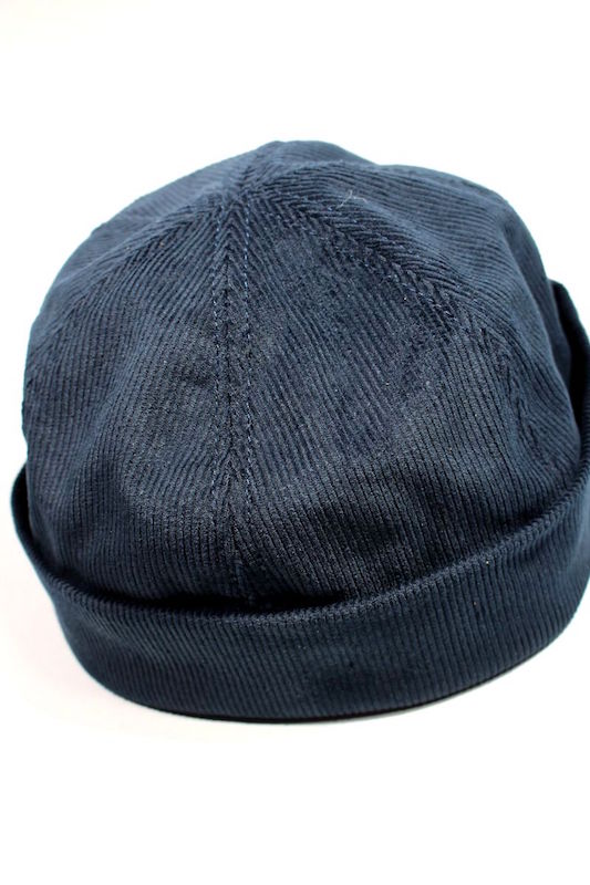 ニューヨークハット ニット帽 メンズ NEW YORK HAT (ニューヨーク・ハット) / CORDUROY THUG / navy