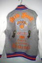 PRO STANDARD (プロ スタンダード) / NY KNICKS (ニューヨーク ニックス) OLD ENGLISH WOOL VARSITY JACKET / grey×royal×orange スタジャン