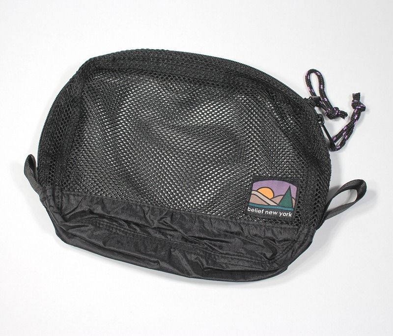 Rakuten - BELIEF / UPSTATE MESH TRAVEL CASE / black