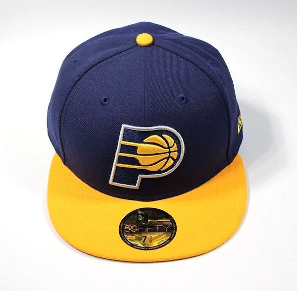 NEWERA (ニューエラ) / "INDIANA PACERS (インディアナ・ぺイサーズ)" 59FIFTY FITTED CAP / navy×yellow