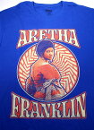 ARETHA FRANKLIN (アレサ・フランクリン) / "PATTERN CIRCLE" Tee / blue