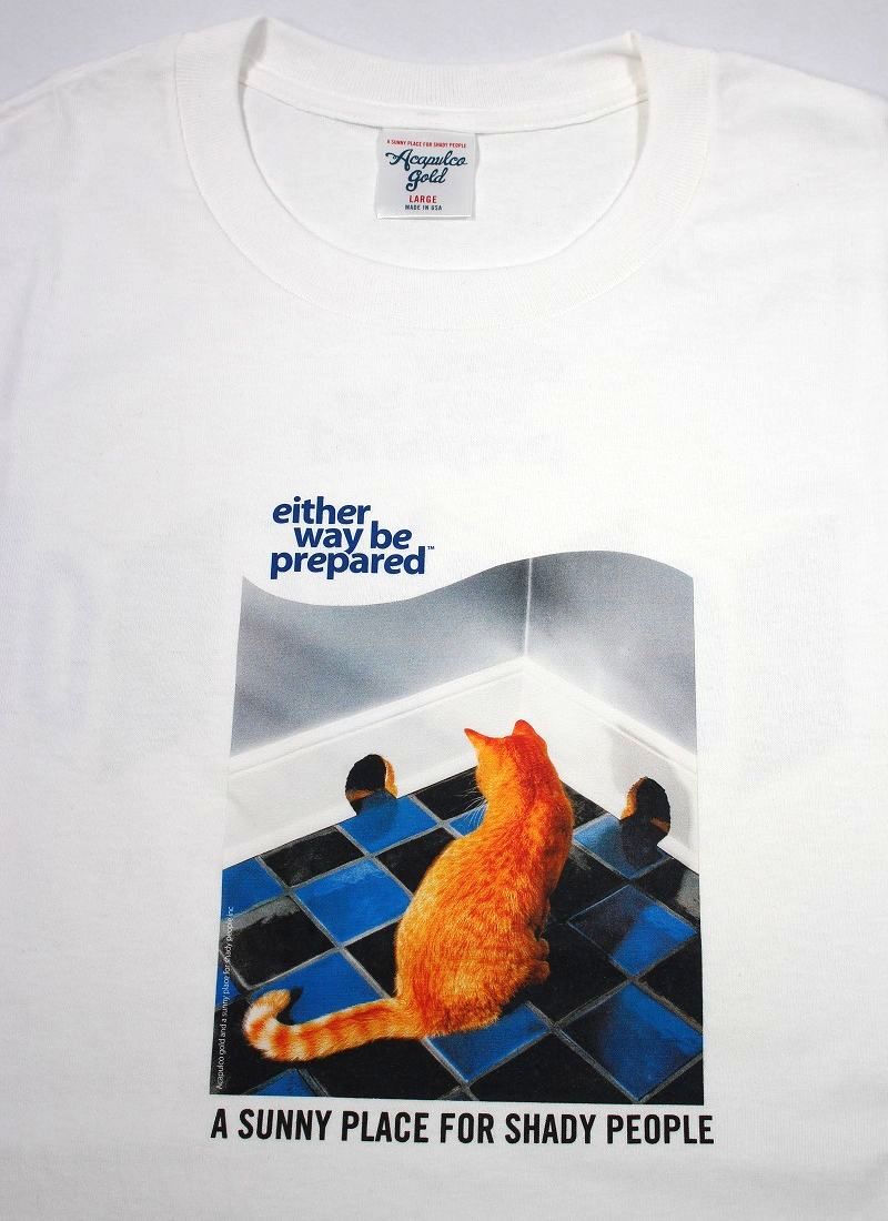 ACAPULCO GOLD (アカプルコゴールド) / "BE PREPARED" Tee / white