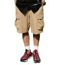 PRO CLUB (vNu) / STRETCH NYLON CARGO SHORTS / khaki