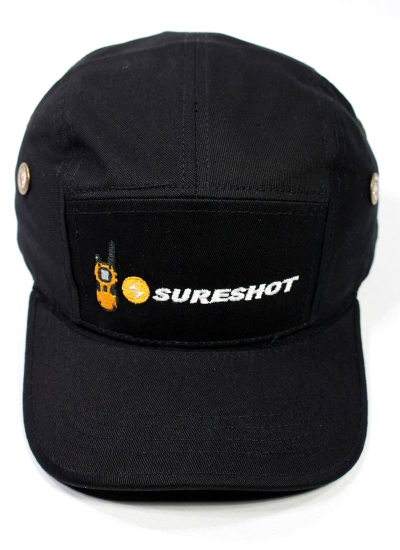 STUNNUTS (スタンナッツ) / "SURE SHOT -TALKIE-" 5PANEL CAP / black