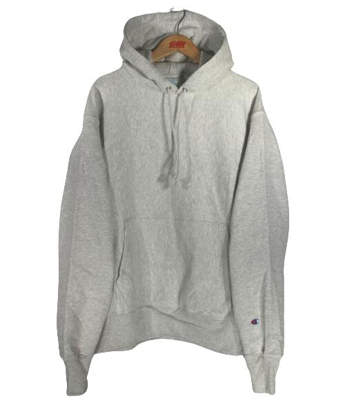 Rakuten - CHAMPION (チャンピオン) / REVERSE WEAVE PULLOVER SWEAT HOODIE (目無し) / silver grey　リバースウィーブ