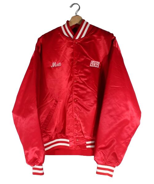 Rakuten - USED!!! BIRDIE / NYLON STADIUM JACKET (90'S) / red×white