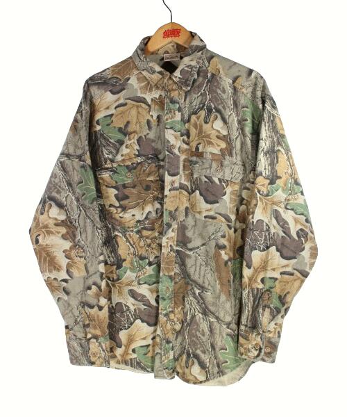 樂天商城 - USED!!! WOOLRICH / CHAMOIS CLOTH SHIRTS (90'S) / real tree camo