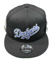 NEWERA / LA DODGERS 9FIFTY MESH SNAPBACK CAP (ピンバッジ付き) / black