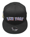 NEWERA / NY METS 9FIFTY MESH SNAPBACK CAP (ピンバッジ付き) / black