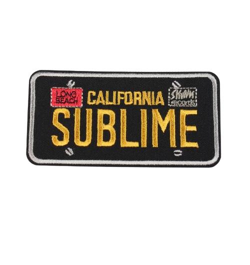SUBLIME / "LICENSE PLATE" PATCH