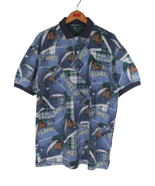 Rakuten - USED!!! NAUTICA / ALLOVER PRINT POLO SHIRTS (90'S)