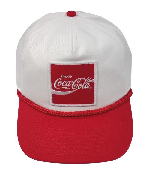 AMERICAN NEEDLE / "COKA COLA" 2-TONE SNAPBACK CAP / white×red