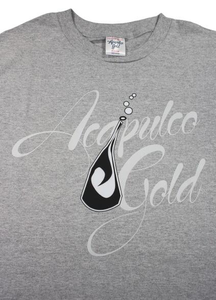 ACAPULCO GOLD / "POPPING" Tee / heather grey　　アカプルコ・ゴールド　Tシャツ